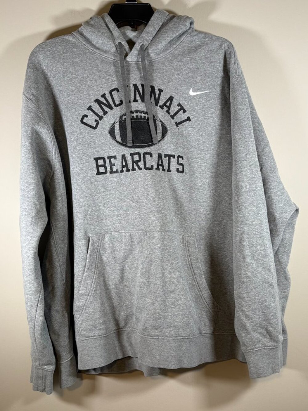 Cincinnati Bearcats gray Nike hoodie 4XL